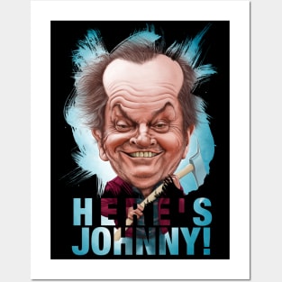 Here's Johnny! Posters and Art